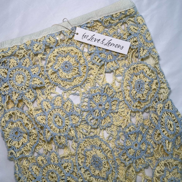 NWT For Love & Lemons Sofia Midi Skirt - Picture 3 of 4